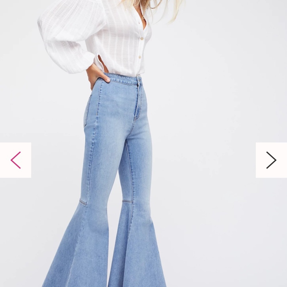 We the free float in flare jeans